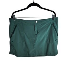Title Nine Rogue Skort Womens Size 12‎ Green Nimblene Golf Pickleball Hiking